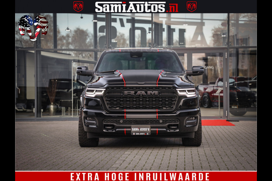 Dodge Ram 1500 540 PK Limited High Output 706Nm | Massage + Full Option | De Meest Luxe en Volle Pick-Up in zijn Klasse | Comfortabele Dubbele Cabine met Royale 5 Zitplaatsen | HULK PACK MEERPRIJS |  Voorraad Nr 2333 - 5129