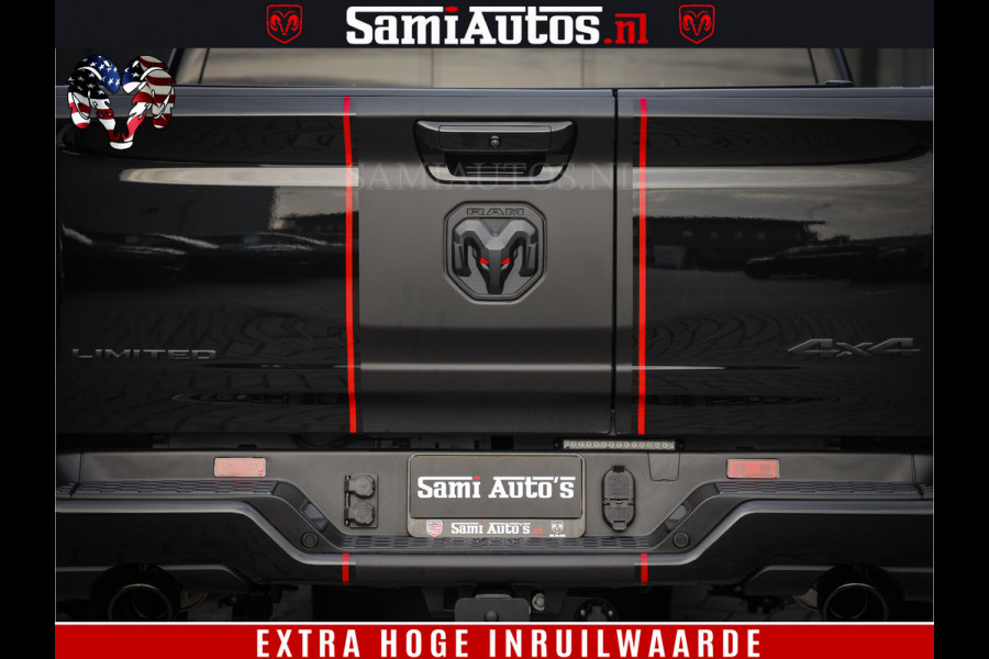 Dodge Ram 1500 540 PK Limited High Output 706Nm | Massage + Full Option | De Meest Luxe en Volle Pick-Up in zijn Klasse | Comfortabele Dubbele Cabine met Royale 5 Zitplaatsen | HULK PACK MEERPRIJS |  Voorraad Nr 2333 - 5129