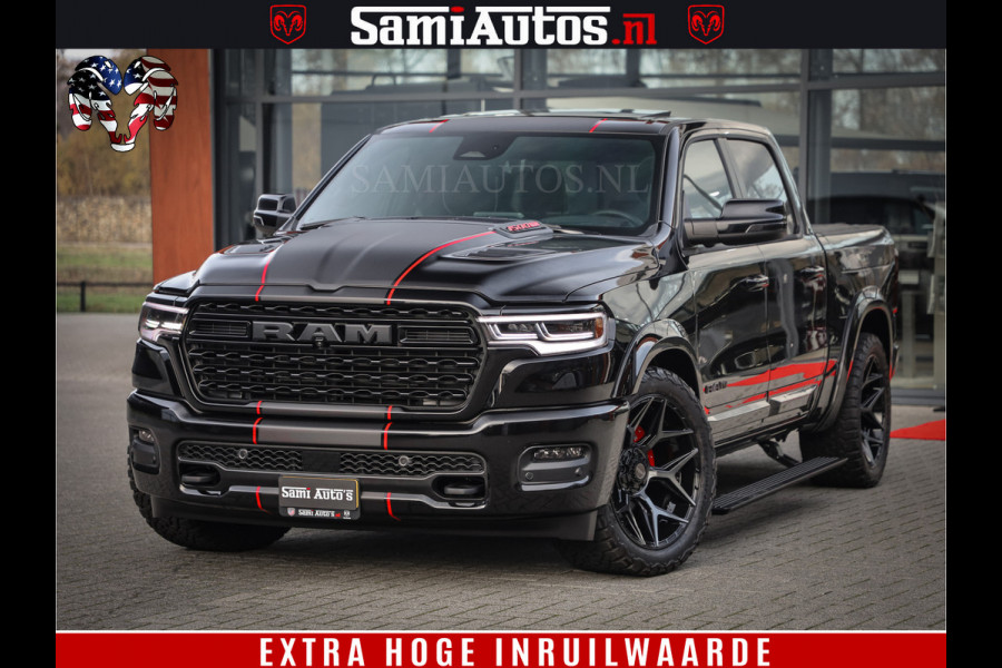 Dodge Ram 1500 540 PK Limited High Output 706Nm | Massage + Full Option | De Meest Luxe en Volle Pick-Up in zijn Klasse | Comfortabele Dubbele Cabine met Royale 5 Zitplaatsen | HULK PACK MEERPRIJS |  Voorraad Nr 2333 - 5129