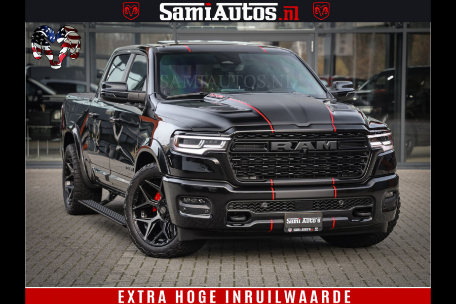 Dodge Ram 1500 540 PK Limited High Output 706Nm | Massage + Full Option | De Meest Luxe en Volle Pick-Up in zijn Klasse | Comfortabele Dubbele Cabine met Royale 5 Zitplaatsen | HULK PACK MEERPRIJS |  Voorraad Nr 2333 - 5129