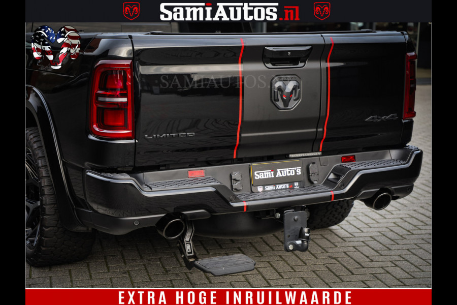 Dodge Ram 1500 540 PK Limited High Output 706Nm | Massage + Full Option | De Meest Luxe en Volle Pick-Up in zijn Klasse | Comfortabele Dubbele Cabine met Royale 5 Zitplaatsen | HULK PACK MEERPRIJS |  Voorraad Nr 2333 - 5129