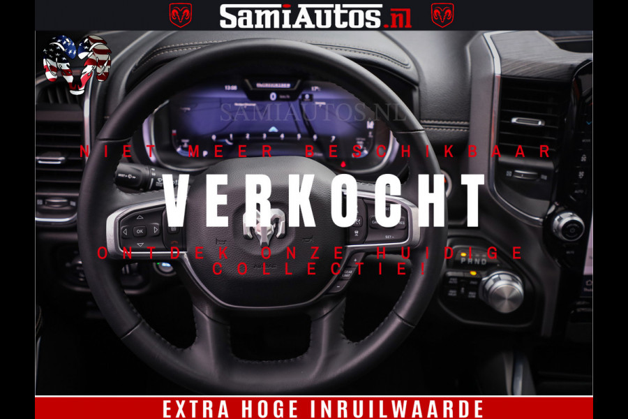 Dodge Ram 1500 SPORT 5.7 V8 HEMI | Virtual | Mega Vol | MWK Klep | XB9 | Adaptive Cruise | 4x4 | Crew Cab | Granite Crystal | Dubbel Cabine DC | 5 persoons | Eerste Eigenaar | Z.G.A.N |