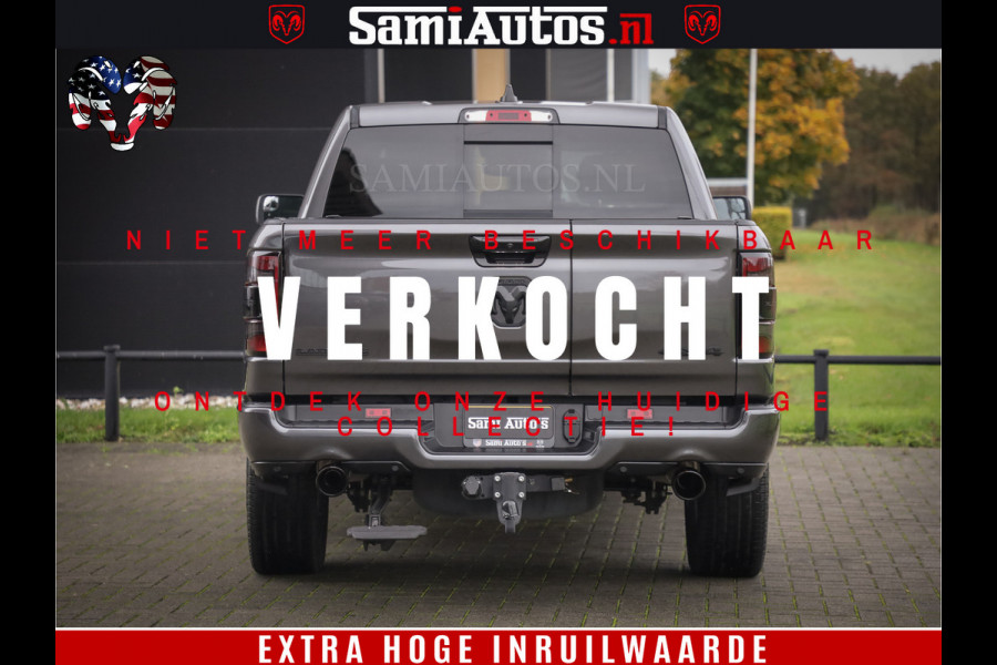 Dodge Ram 1500 SPORT 5.7 V8 HEMI | Virtual | Mega Vol | MWK Klep | XB9 | Adaptive Cruise | 4x4 | Crew Cab | Granite Crystal | Dubbel Cabine DC | 5 persoons | Eerste Eigenaar | Z.G.A.N |