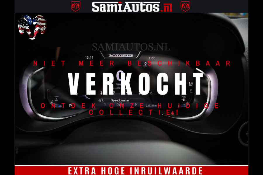 Dodge Ram 1500 SPORT 5.7 V8 HEMI | Virtual | Mega Vol | MWK Klep | XB9 | Adaptive Cruise | 4x4 | Crew Cab | Granite Crystal | Dubbel Cabine DC | 5 persoons | Eerste Eigenaar | Z.G.A.N |