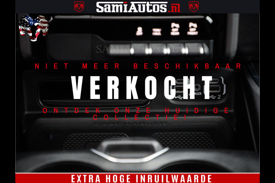 Dodge Ram 1500 SPORT 5.7 V8 HEMI | Virtual | Mega Vol | MWK Klep | XB9 | Adaptive Cruise | 4x4 | Crew Cab | Granite Crystal | Dubbel Cabine DC | 5 persoons | Eerste Eigenaar | Z.G.A.N |