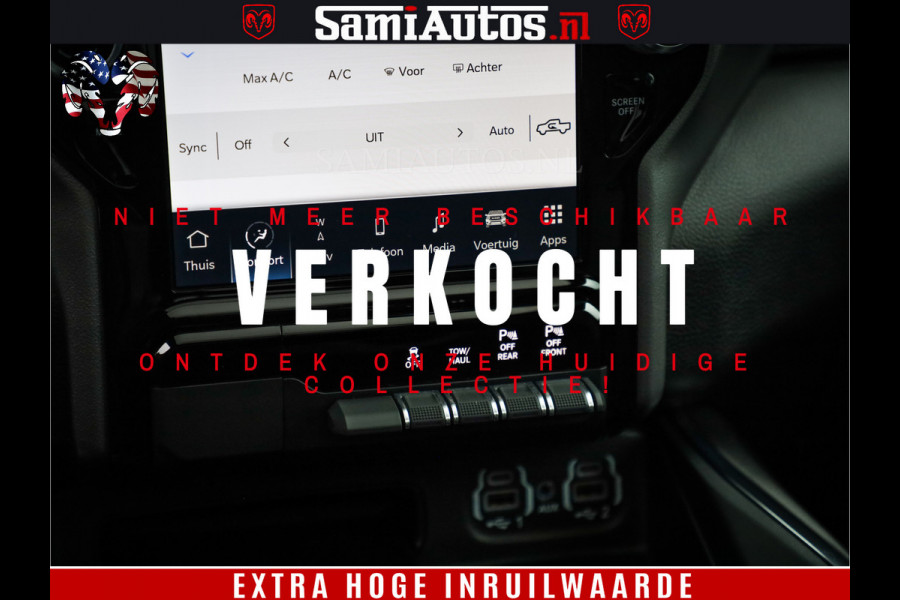 Dodge Ram 1500 SPORT 5.7 V8 HEMI | Virtual | Mega Vol | MWK Klep | XB9 | Adaptive Cruise | 4x4 | Crew Cab | Granite Crystal | Dubbel Cabine DC | 5 persoons | Eerste Eigenaar | Z.G.A.N |