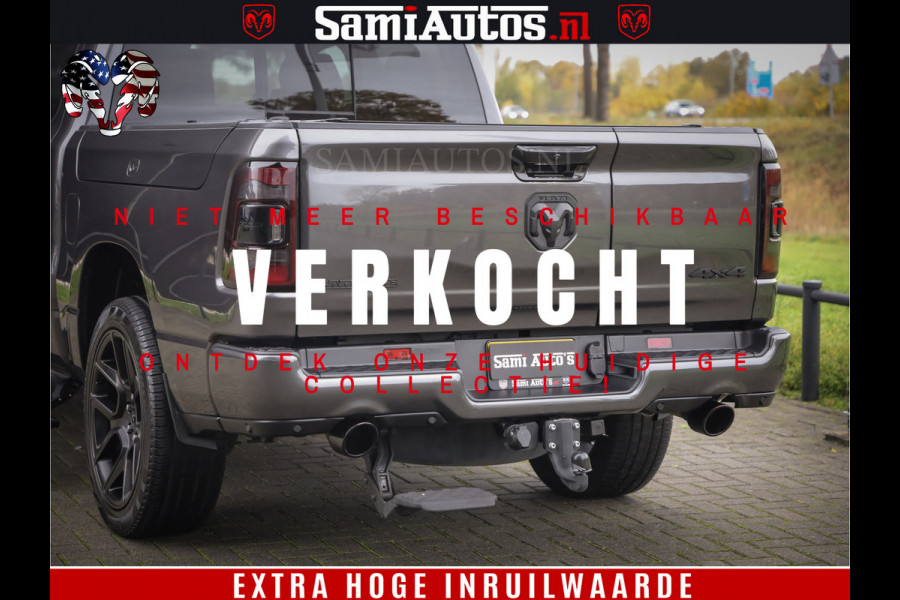 Dodge Ram 1500 SPORT 5.7 V8 HEMI | Virtual | Mega Vol | MWK Klep | XB9 | Adaptive Cruise | 4x4 | Crew Cab | Granite Crystal | Dubbel Cabine DC | 5 persoons | Eerste Eigenaar | Z.G.A.N |
