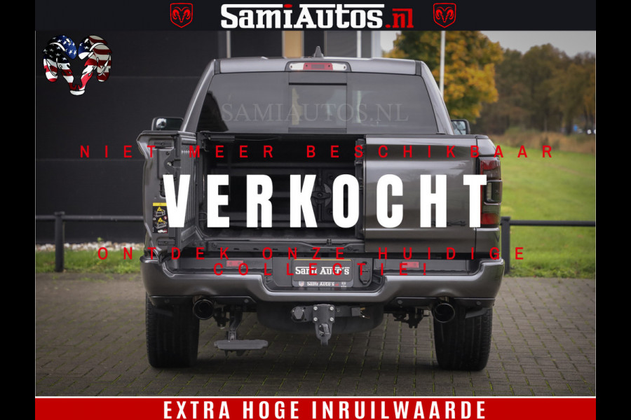 Dodge Ram 1500 SPORT 5.7 V8 HEMI | Virtual | Mega Vol | MWK Klep | XB9 | Adaptive Cruise | 4x4 | Crew Cab | Granite Crystal | Dubbel Cabine DC | 5 persoons | Eerste Eigenaar | Z.G.A.N |