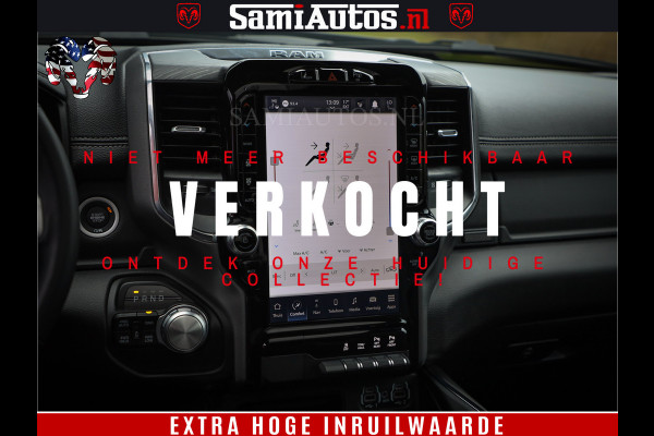 Dodge Ram 1500 SPORT 5.7 V8 HEMI | Virtual | Mega Vol | MWK Klep | XB9 | Adaptive Cruise | 4x4 | Crew Cab | Granite Crystal | Dubbel Cabine DC | 5 persoons | Eerste Eigenaar | Z.G.A.N |