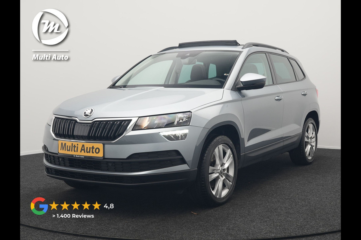 Škoda Karoq 1.0 TSI Style DSG116pk Dealer O.H. | Trekhaak Af Fabriek | Panodak | Camera | Apple Carplay | Sportstoelen Verwarmd  | Navigatie | Keyless | Cruise Control | DAB |