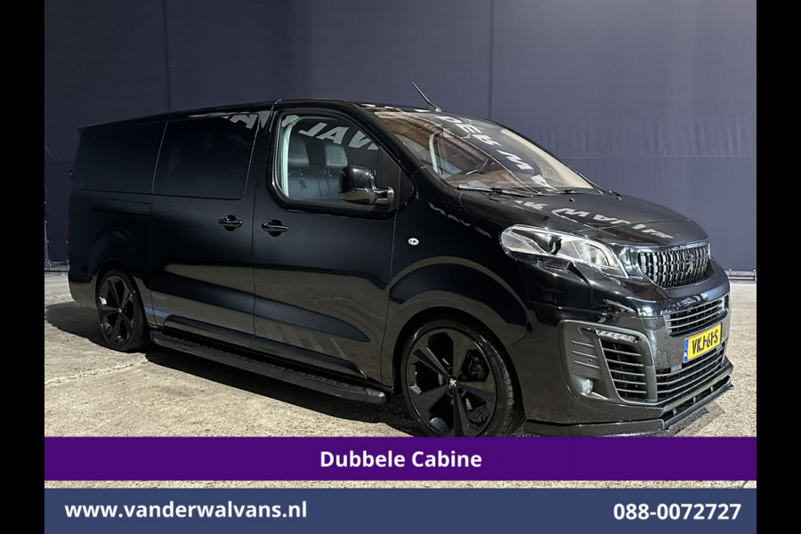 Peugeot Expert 2.0 BlueHDI 177pk Automaat L3H1 Dubbele cabine SPORT Euro6 Airco | 6-Zits | Leder | 2x Zijdeur Head up display, Navigatie, Camera, Apple Carplay, Android Auto, Xenon, LM velgen, Sidebars, Cruisecontrol, Trekhaak, Stoelverwarming, Parkeersensoren