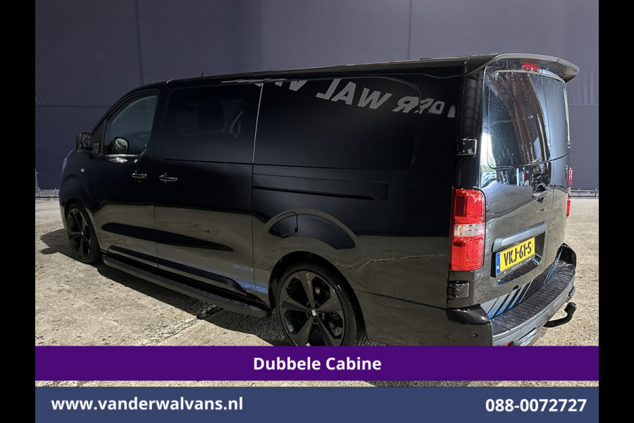 Peugeot Expert 2.0 BlueHDI 177pk Automaat L3H1 Dubbele cabine SPORT Euro6 Airco | 6-Zits | Leder | 2x Zijdeur Head up display, Navigatie, Camera, Apple Carplay, Android Auto, Xenon, LM velgen, Sidebars, Cruisecontrol, Trekhaak, Stoelverwarming, Parkeersensoren