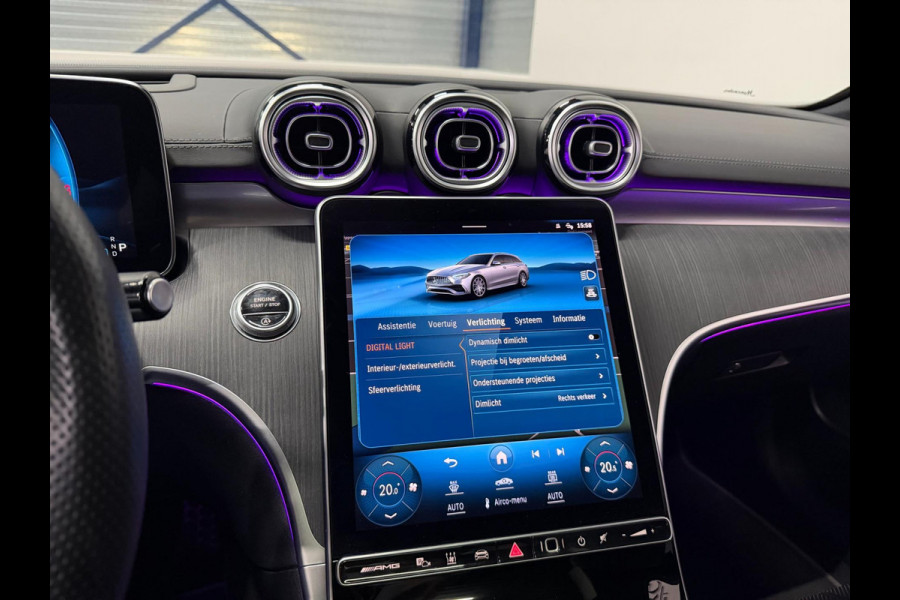 Mercedes-Benz C-Klasse AMG 43 4MATIC 408+PK BTW/VIRTUAL/SFEER/PANO/LEER+S.VERWARMING+MEMORY/20"/360/LINE/ACC/ECC/12 MDN GARANTIE!