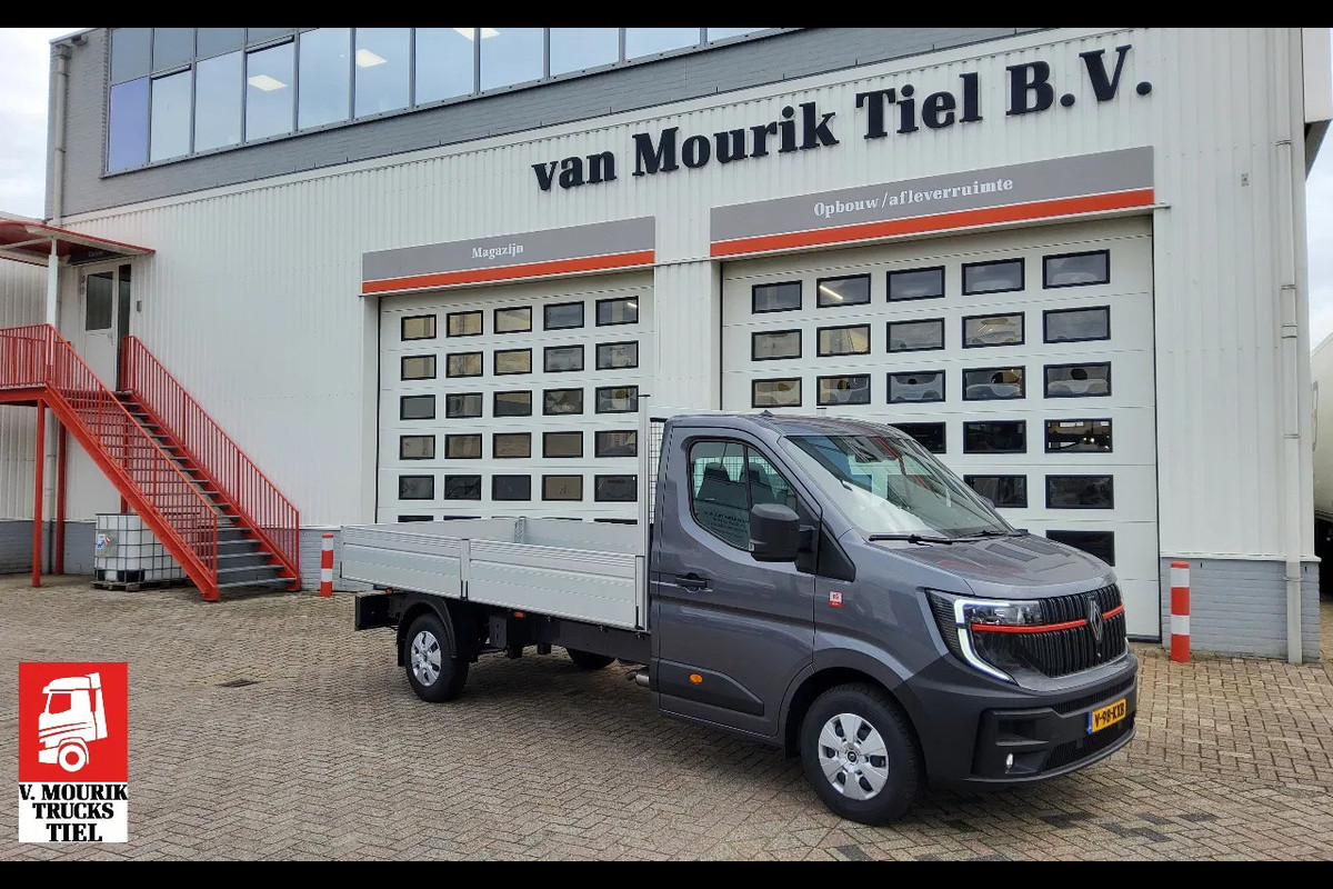 Renault Master 150.35 L4H1 EL EURO 6 OPEN LAADBAK 3.90 METER - V-98-KXB - BPM VRIJ!