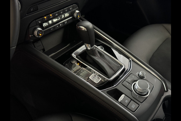 Mazda CX-5 2.0 E SkyActiv MHEV 165 HOMURA LEER/ALCANTARA ELEK.KLEP ADAP.CRUISE 19''LMV HEAD-UP 360.CAMERA FULL LED CARPLAY NAVI STOEL/STUUR 09/2024