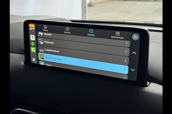Mazda CX-5 2.0 E SkyActiv MHEV 165 HOMURA LEER/ALCANTARA ELEK.KLEP ADAP.CRUISE 19''LMV HEAD-UP 360.CAMERA FULL LED CARPLAY NAVI STOEL/STUUR 09/2024