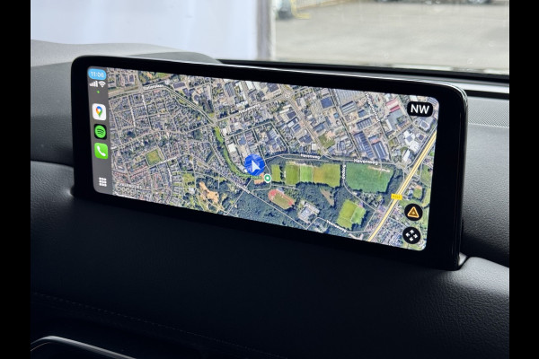 Mazda CX-5 2.0 E SkyActiv MHEV 165 HOMURA LEER/ALCANTARA ELEK.KLEP ADAP.CRUISE 19''LMV HEAD-UP 360.CAMERA FULL LED CARPLAY NAVI STOEL/STUUR 09/2024