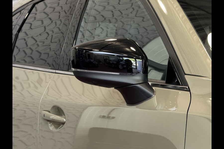 Mazda CX-5 2.0 E SkyActiv MHEV 165 HOMURA LEER/ALCANTARA ELEK.KLEP ADAP.CRUISE 19''LMV HEAD-UP 360.CAMERA FULL LED CARPLAY NAVI STOEL/STUUR 09/2024