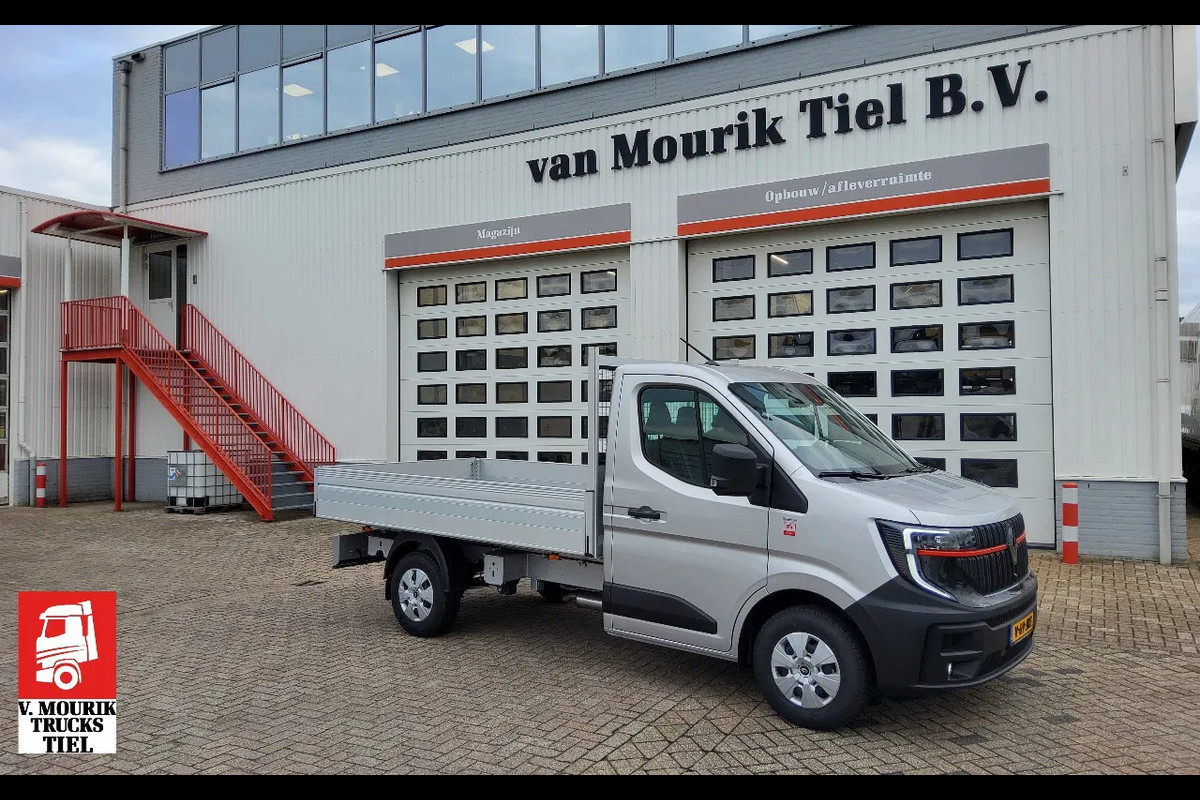 Renault Master 150.35 L3H1 EL EURO 6 OPEN LAADBAK 3.30 METER + TREKHAAK - V-69-JRZ - BPM VRIJ!