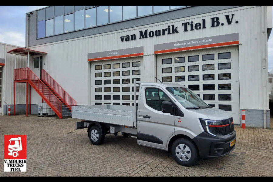 Renault Master 150.35 L3H1 EL EURO 6 OPEN LAADBAK 3.30 METER + TREKHAAK - V-69-JRZ - BPM VRIJ!