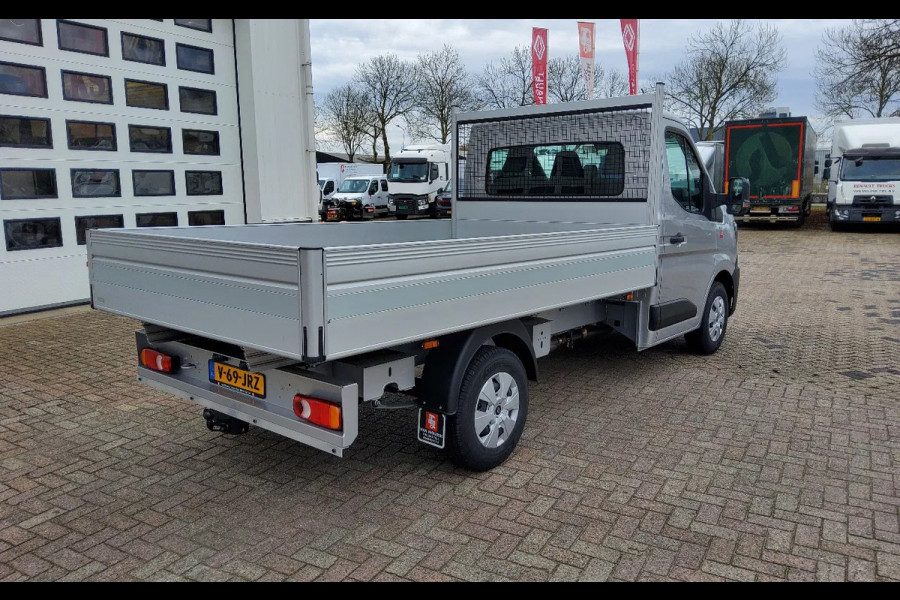 Renault Master 150.35 L3H1 EL EURO 6 OPEN LAADBAK 3.30 METER + TREKHAAK - V-69-JRZ - BPM VRIJ!