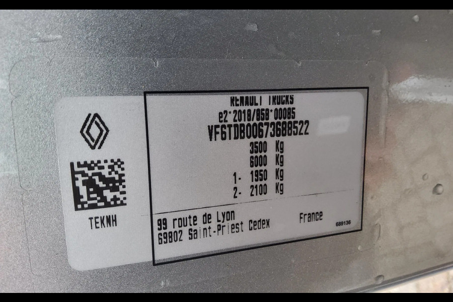 Renault Master 150.35 L3H1 EL EURO 6 OPEN LAADBAK 3.30 METER + TREKHAAK - V-69-JRZ - BPM VRIJ!