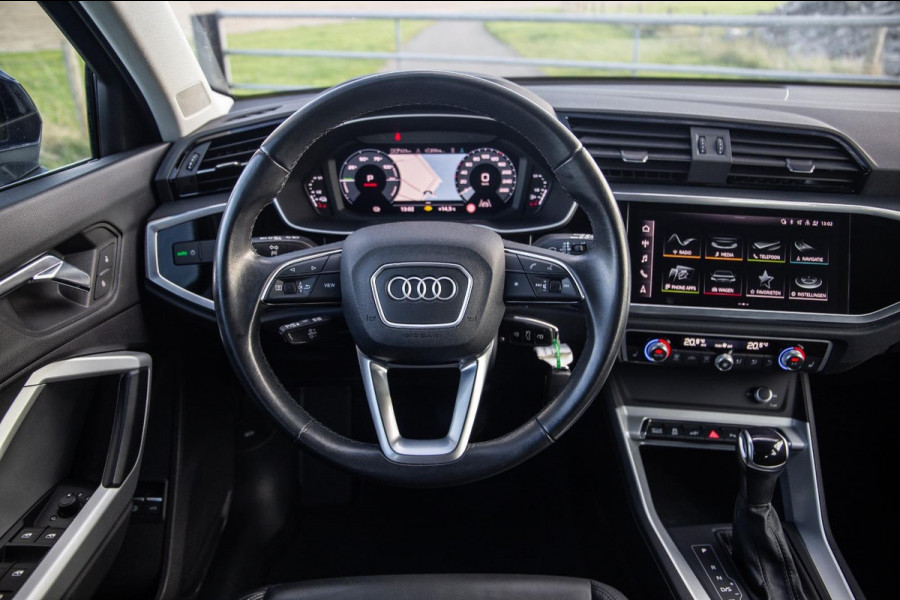 Audi Q3 45 TFSI e edition AUTOMAAT / PLUG IN HYBRID / STOELVERWARMING / LEER / VIRTUAL COCKPIT / CRUISE CONTROLE / DEALER ONDERHOUDEN