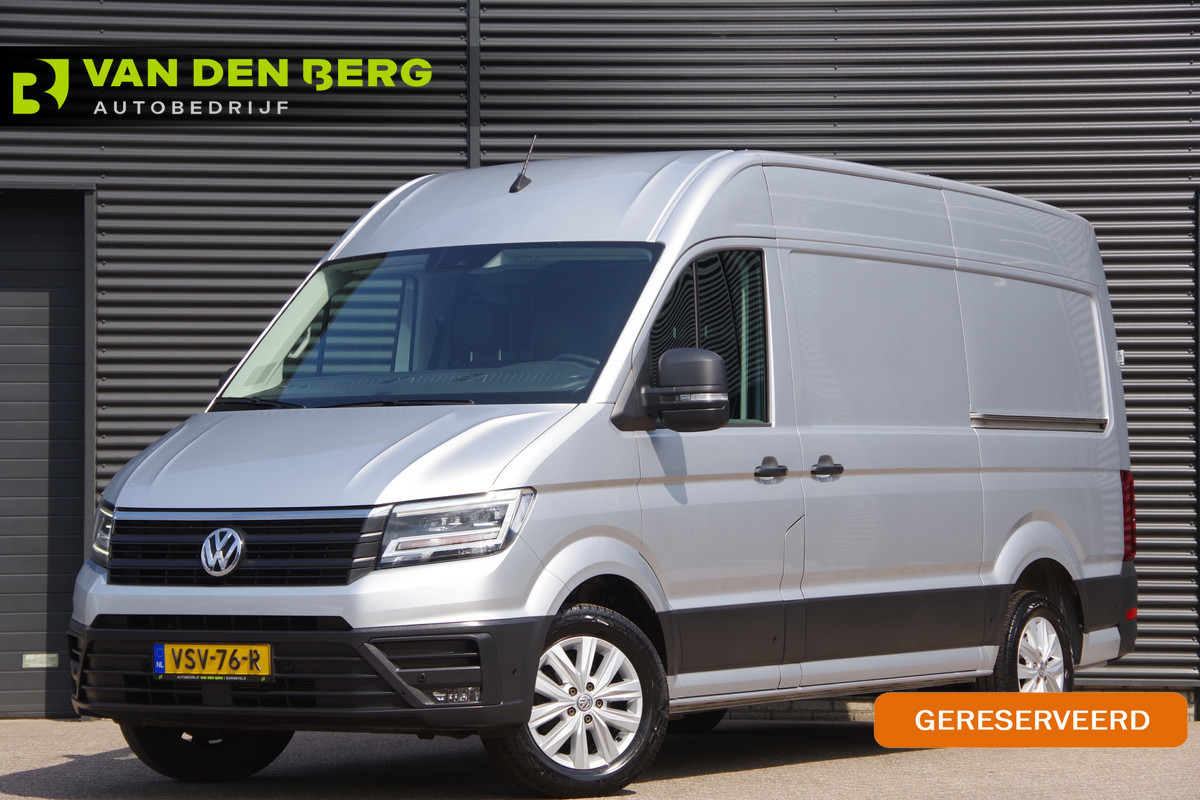 Volkswagen Crafter 35 2.0 TDI L3H3 EXCLUSIVE, 140PK AUT. 2X SCHUIFDEUR, LED, LEDER, ADAPT. CRUISE, CAMERA, AIRCO, PARKEERSENSOREN, NL AUTO, NAP