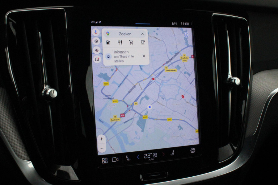 Volvo V60 2.0 B4 211PK PLUS DARK |19" 5-MULTI SPAAKS BLACK DIAMOND CUT LICHTMETALEN VELGEN  | PILOT ASSIST | REMOTE START | APPLE CARPLAY / ANDROID AUTO | NAVIGATIE BY GOOGLE | DRAADLOZE TELEFOONLADER | PARK ASSIST - ACHTERUITRIJCAMERA EN PAKEERSENSOREN VOOR + ACHTER |  ADAPTIEVE CRUISECONTROL | R-DESIGN BEKLEDING MET NAPPA LEDER I.C.M. OPEN GRID TEXTIEL | POWERSEATS - BEIDE VOORSTOELEN ELEKTRISCH VERSTELBAAR MET GEHEUGENFUNCTIE | STOELVERWARMING | SFEERVERLICHTING | LIGHTING PACK - FULL LED KOPLAMPEN MET ACTIEF GROOTLICHT EN KOPLAMPSPROEIERS | LED MISTLAMPEN | INTELLSAFE SURROU