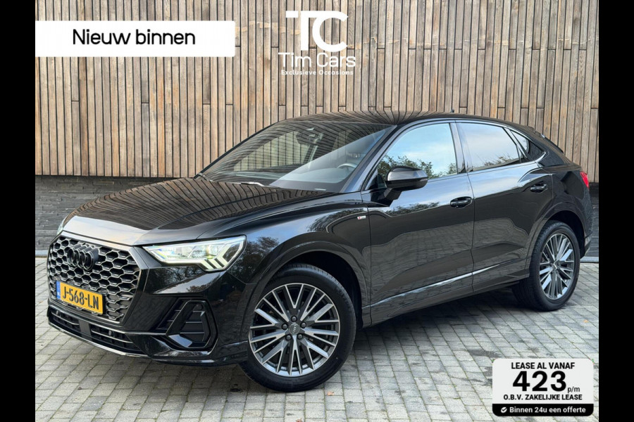 Audi Q3 35 TFSI S edition Automaat | Zwart optiek | Navigatiesysteem | Half-leer | Getint glas | Cruise & climate control | Lane assist
