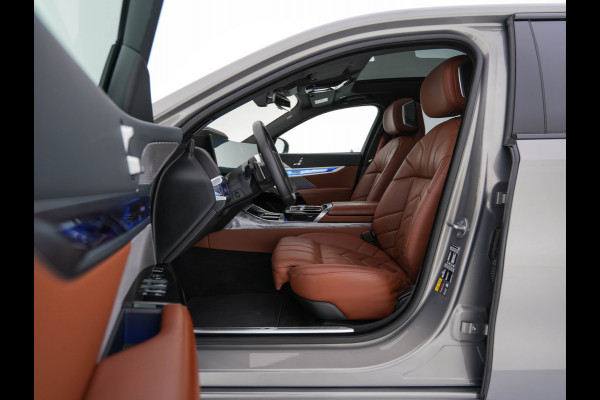 BMW i7 eDrive50 106 kWh M-Sportpack [ 3-Fase ] {SOH-97%} (INCL.BTW) *PANO | HEAD-UP | LUXURY-LEATHER | FULL-LED | BLIND-SPOT | BOWERS&WILKINS | MEMORY-PACK | TOP-VIEW | VENTILATED/HEATED-COMFORTSEATS | SOFT-CLOSE | WIDE-SREEN-DIGICOCKPIT | KEYLESS