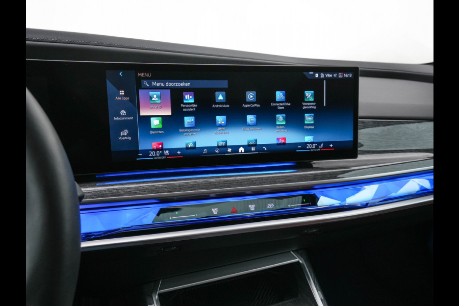 BMW i7 eDrive50 106 kWh M-Sportpack [ 3-Fase ] {SOH-97%} (INCL.BTW) *PANO | HEAD-UP | LUXURY-LEATHER | FULL-LED | BLIND-SPOT | BOWERS&WILKINS | MEMORY-PACK | TOP-VIEW | VENTILATED/HEATED-COMFORTSEATS | SOFT-CLOSE | WIDE-SREEN-DIGICOCKPIT | KEYLESS