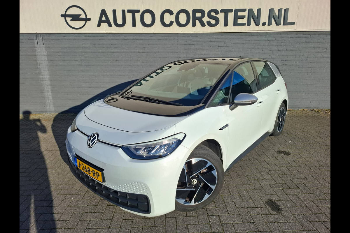 Volkswagen ID.3 First 58kWh Navi Ecc Adap.Cruise Apple Carplay Android Auto Pdc Bluetooth Keyless Led Rijstrooksensor IQ Drive Stoel+Stuurverwarming SOH 90% 1e Eigenaar Origineel Nederlandse Auto