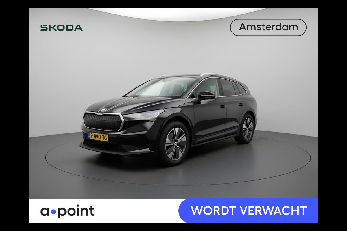 Škoda ENYAQ iV 80 204pk | Verwarmd sturuwiel | Wegklapare trekhaak | Warmtepomp | Parkeercamera