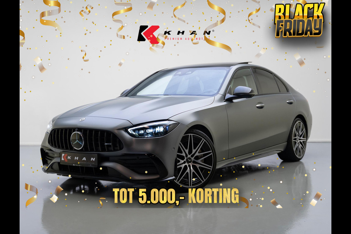 Mercedes-Benz C-Klasse C43 AMG 4MATIC |Pano|Kuipstoelen|360 Camera|Burmester|Memory|