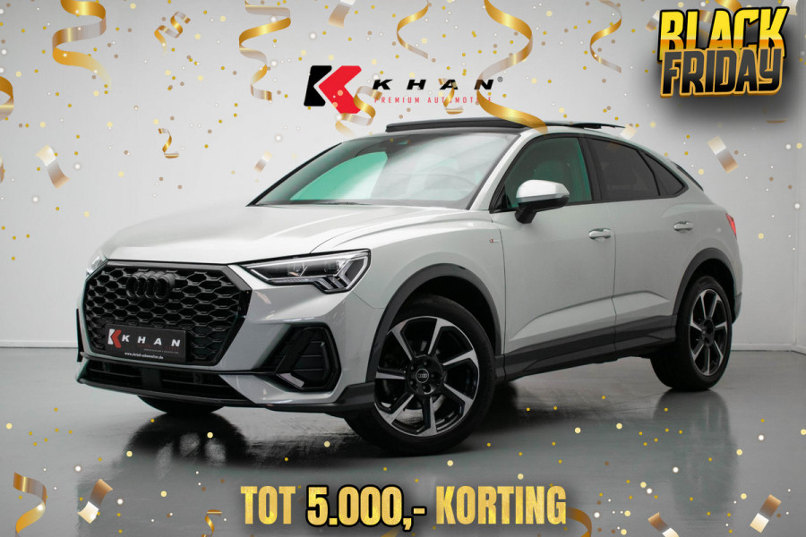Audi Q3 Sportback 35 TFSI S Edition |Pano|3xS-Line|Sonos|Elek.Stoelen|Elek.Trekhaak|