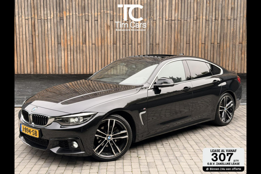 BMW 4 Serie Gran Coupé 418i M Sport Àutomaat | Open dak | LED verlichting | Lederen bekleding | Stoelverwarming | Trekhaak afneembaar | Appl