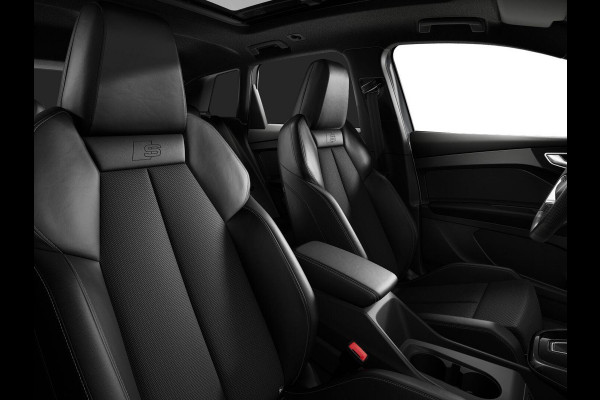 Audi Q4 e-tron 45 quattro S edition Competition 82 kWh 286pk | Assistentiepakket plus | Panoramadak | Optiek pakket zwart plus | Ambient verlichting | Dodehoek detectie | Privacy glas |