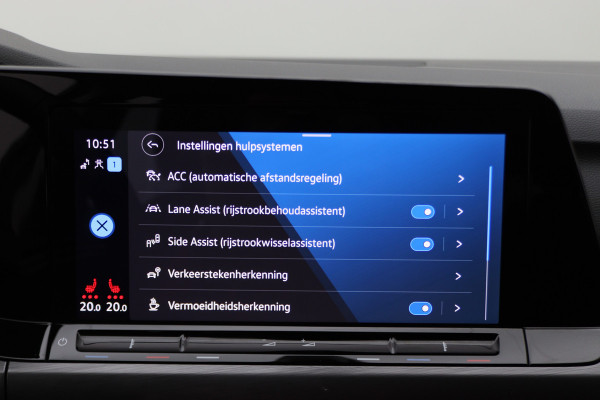 Volkswagen Golf 1.5 eTSI DSG Style Virtual Cockpit, Head-Up, IQ-Light, ACC, Apple Carplay, Sfeerverlichting, 17''