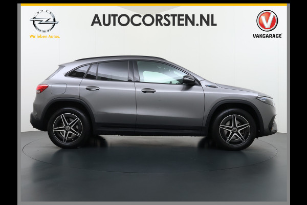 Mercedes-Benz EQA 250 AMG 67kWh Apple Carplay Android Auto Pano-/Schuif-Dak Leer/Alcantara Advanced LED-High-Performance Camera Navi+10" Connect D 191pk AUT. Night-pakket Connect-20 DAB Actieve park-assist+Rem-assistent Adaptive-Gr-licht Stoelverwarming Elek.Achterklep DAB High Perf.-LED  Keyless Business Solution 11kw-AC 1e Eigenaar Origineel Nederlandse Auto S.O.H. 91% 750kg Trekvermogen
