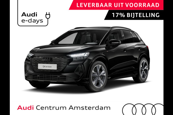 Audi Q4 e-tron 45 quattro S edition Competition 82 kWh 286pk | Assistentiepakket plus | Ambiente verlichting | Optiekpakket zwart plus | Privacy glas |