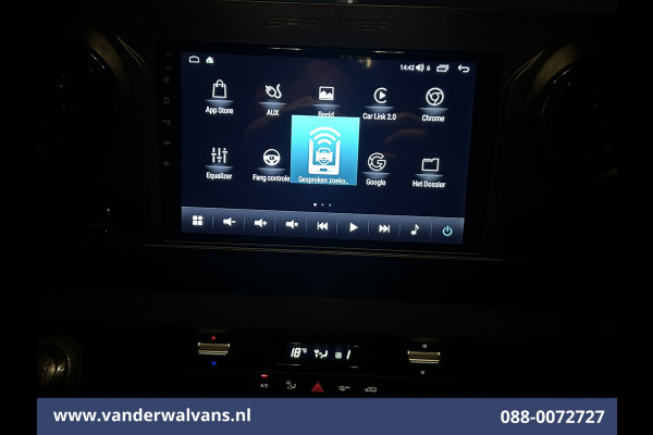 Mercedes-Benz Sprinter 315 CDI 150pk L3H2 Euro6 Airco | Camera | Cruisecontrol | Groot multimediascherm Stoelverwarming, Bijrijdersbank, 270 Graden achterdeuren