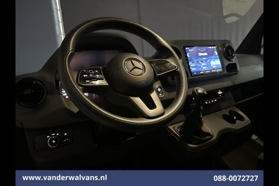 Mercedes-Benz Sprinter 315 CDI 150pk L3H2 Euro6 Airco | Camera | Cruisecontrol | Groot multimediascherm Stoelverwarming, Bijrijdersbank, 270 Graden achterdeuren