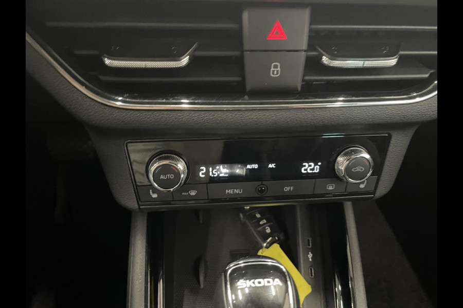 Škoda Kamiq 1.0 TSI 110pk DSG Style Navigatie Apple Carplay/Android Auto Climate Control Elektrisch bedienbare kofferbak Dab Extra Getint Glas