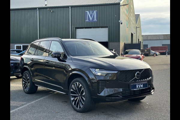 Volvo XC90 2.0 T8 Plug-in hybrid AWD Plus Dark 1000KM| VOL OPTIES!|FABRIEKSGARANTIE T/M 09-2027|  PANO| MEM. STOELEN| STOEL/ STUURVERW.| 360 CAMERA| DODE HOEK | ACHTERBANK VERWARMD|