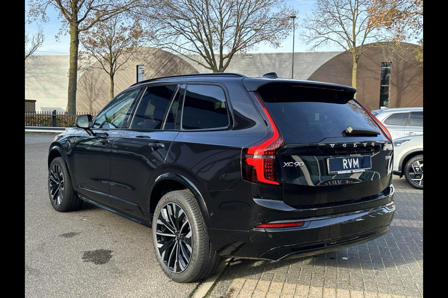 Volvo XC90 2.0 T8 Plug-in hybrid AWD Plus Dark 1000KM| VOL OPTIES!|FABRIEKSGARANTIE T/M 09-2027|  PANO| MEM. STOELEN| STOEL/ STUURVERW.| 360 CAMERA| DODE HOEK | ACHTERBANK VERWARMD|