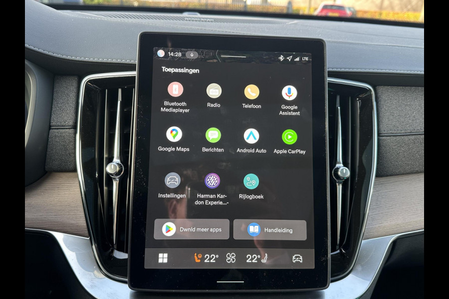 Volvo XC90 2.0 T8 Plug-in hybrid AWD Plus Dark 1000KM| VOL OPTIES!|FABRIEKSGARANTIE T/M 09-2027|  PANO| MEM. STOELEN| STOEL/ STUURVERW.| 360 CAMERA| DODE HOEK | ACHTERBANK VERWARMD|