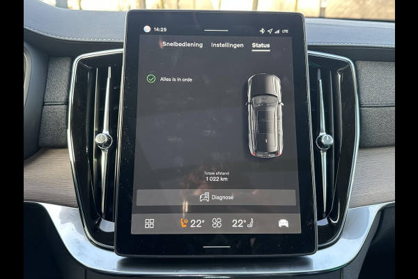 Volvo XC90 2.0 T8 Plug-in hybrid AWD Plus Dark 1000KM| VOL OPTIES!|FABRIEKSGARANTIE T/M 09-2027|  PANO| MEM. STOELEN| STOEL/ STUURVERW.| 360 CAMERA| DODE HOEK | ACHTERBANK VERWARMD|