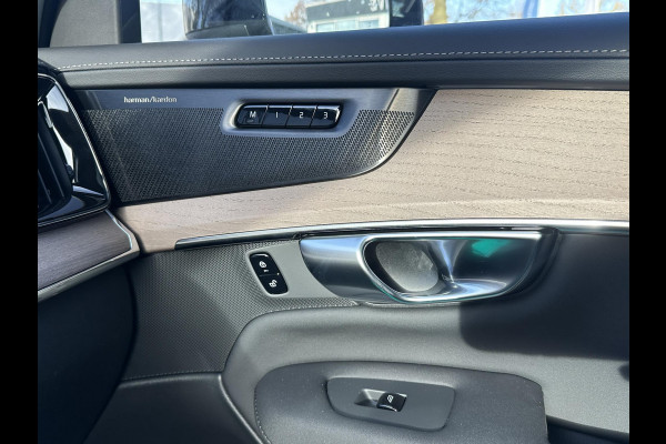 Volvo XC90 2.0 T8 Plug-in hybrid AWD Plus Dark 1000KM| VOL OPTIES!|FABRIEKSGARANTIE T/M 09-2027|  PANO| MEM. STOELEN| STOEL/ STUURVERW.| 360 CAMERA| DODE HOEK | ACHTERBANK VERWARMD|