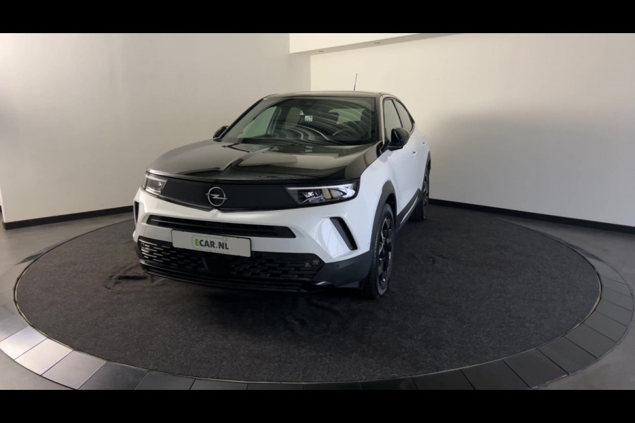 Opel Mokka Electric Ultimate 50 kWh Topstaat zeer sportieve Mokka! |   Multimedia | Navi Pro | Zwart dak en motorkap!